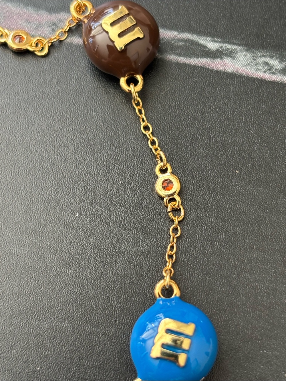 NWOT Kate spade Gold-Tone Multicolor Candy Charm Necklace - Picture 4 of 7